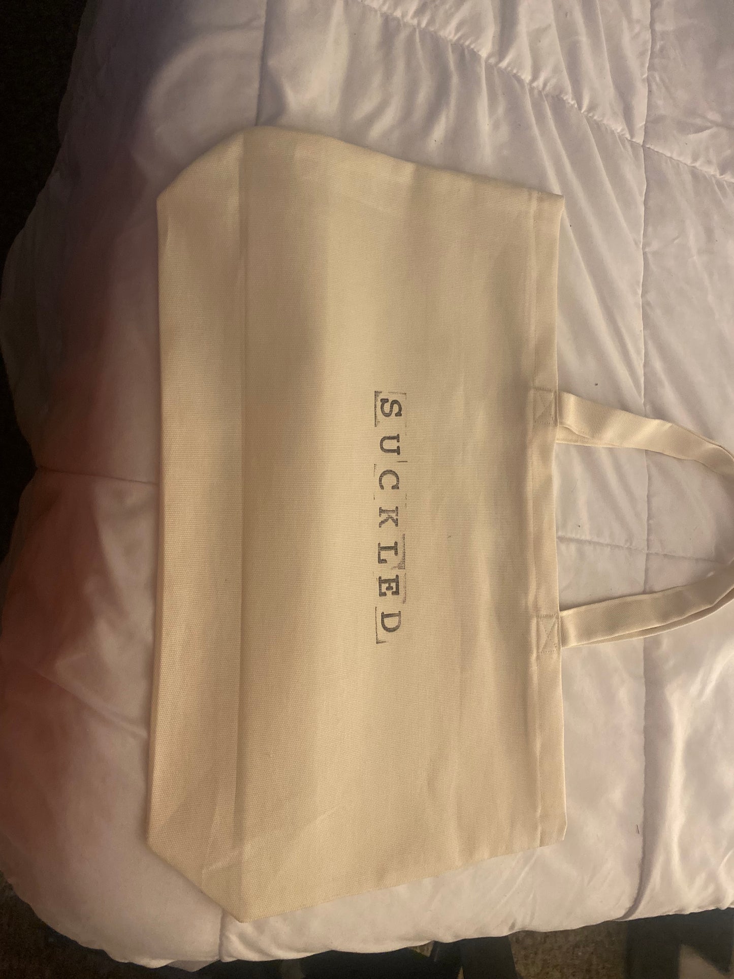 S.U.C.K.L.E.D Canvas Tote Bag